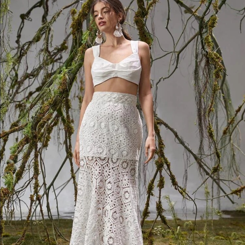 SHEIN white crop top size xs - Picture 7 of 14